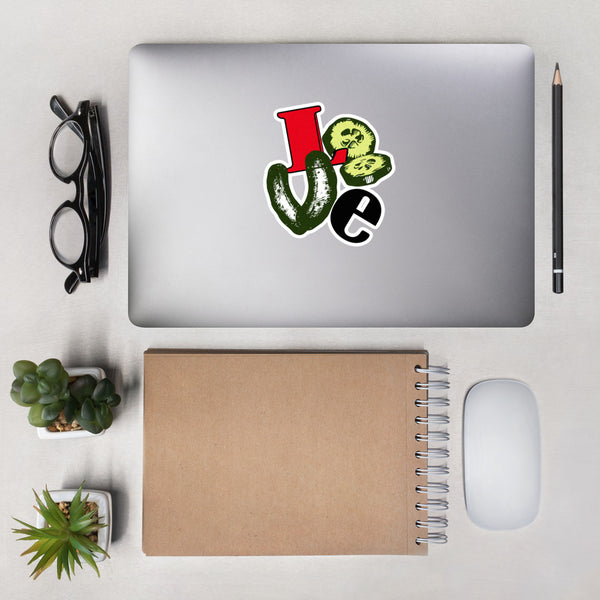 Love Pickles Bubble-free stickers