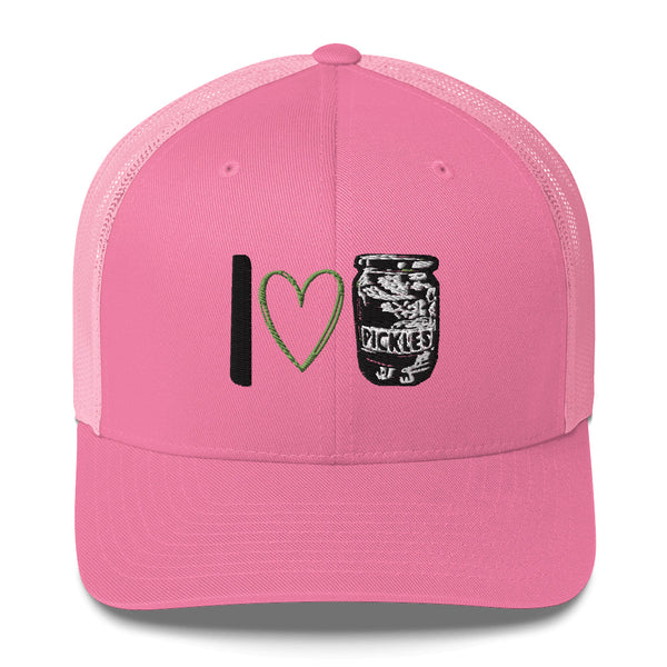 I Heart Pickles Trucker Cap