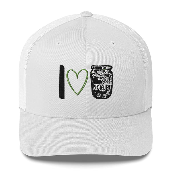 I Heart Pickles Trucker Cap