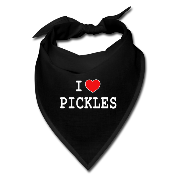 I ❤️ Pickles Bandana - black