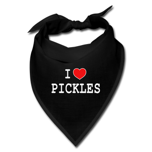 I ❤️ Pickles Bandana - black