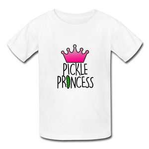 Kids' Pickle Princess  👑  Multiple Colors - white