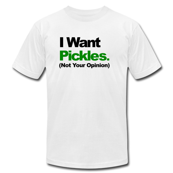 Pickles Not Opinions 😏 Multiple Colors - white