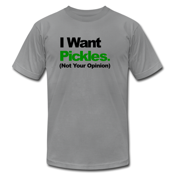 Pickles Not Opinions 😏 Multiple Colors - slate