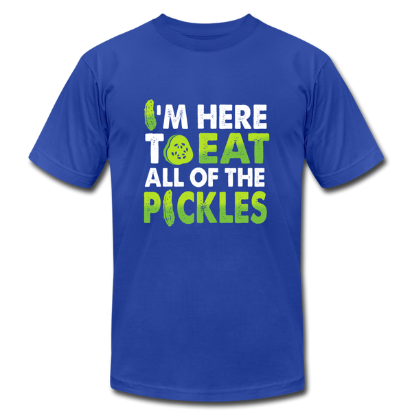 I'm Here to Eat Pickles 🍴 Multiple Colors - royal blue