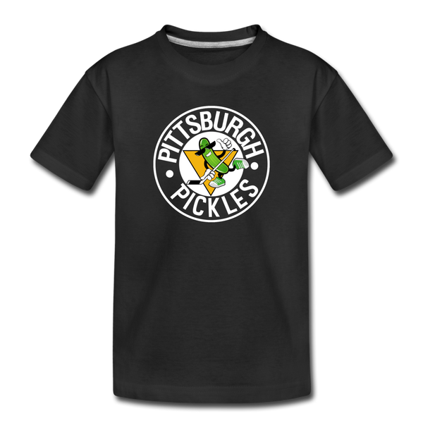 Kids' Premium T-Shirt 🏒 Pittsburgh Pickles - black