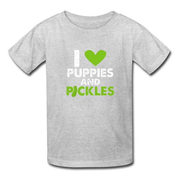 Kids' Pickles & 🐶 | Multiple Colors - heather gray