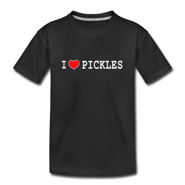 Kids' I ❤️ Pickles | Multiple Colors - black