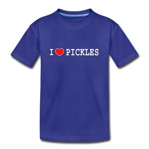 Kids' I ❤️ Pickles | Multiple Colors - royal blue