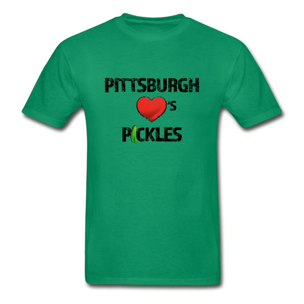 Pittsburgh ❤️'s Pickles | Men's T Shirt - kelly green