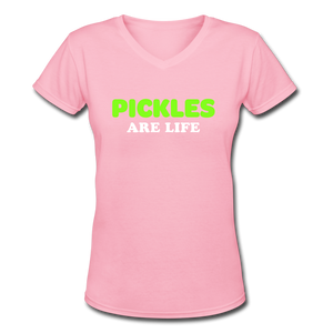 Pickles Are Life 😉🥒 T-Shirt - pink