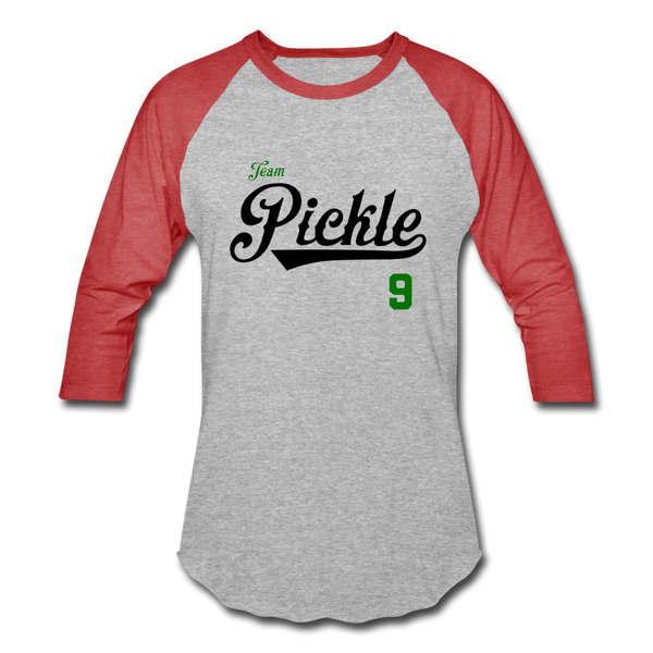 Team Pickle ⚾️ Multiple Colors - heather gray/red